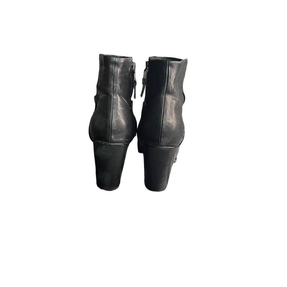 Rag & Bone Ankle Western Black Boots Size 37.5 - Picture 7 of 8